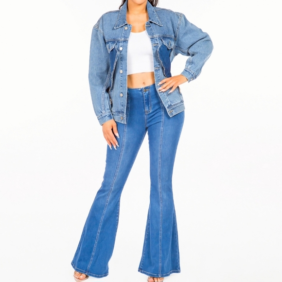 #225 FINAL PRICE 🛑S,M,L Fabulous Zipper Trim Denim Jacket - Picture 6 of 6